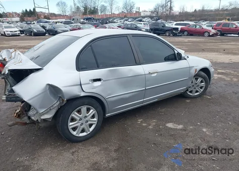 2003 Honda Civic Ex z USA, uszkodzony, nr VIN 2HGES26763H507907